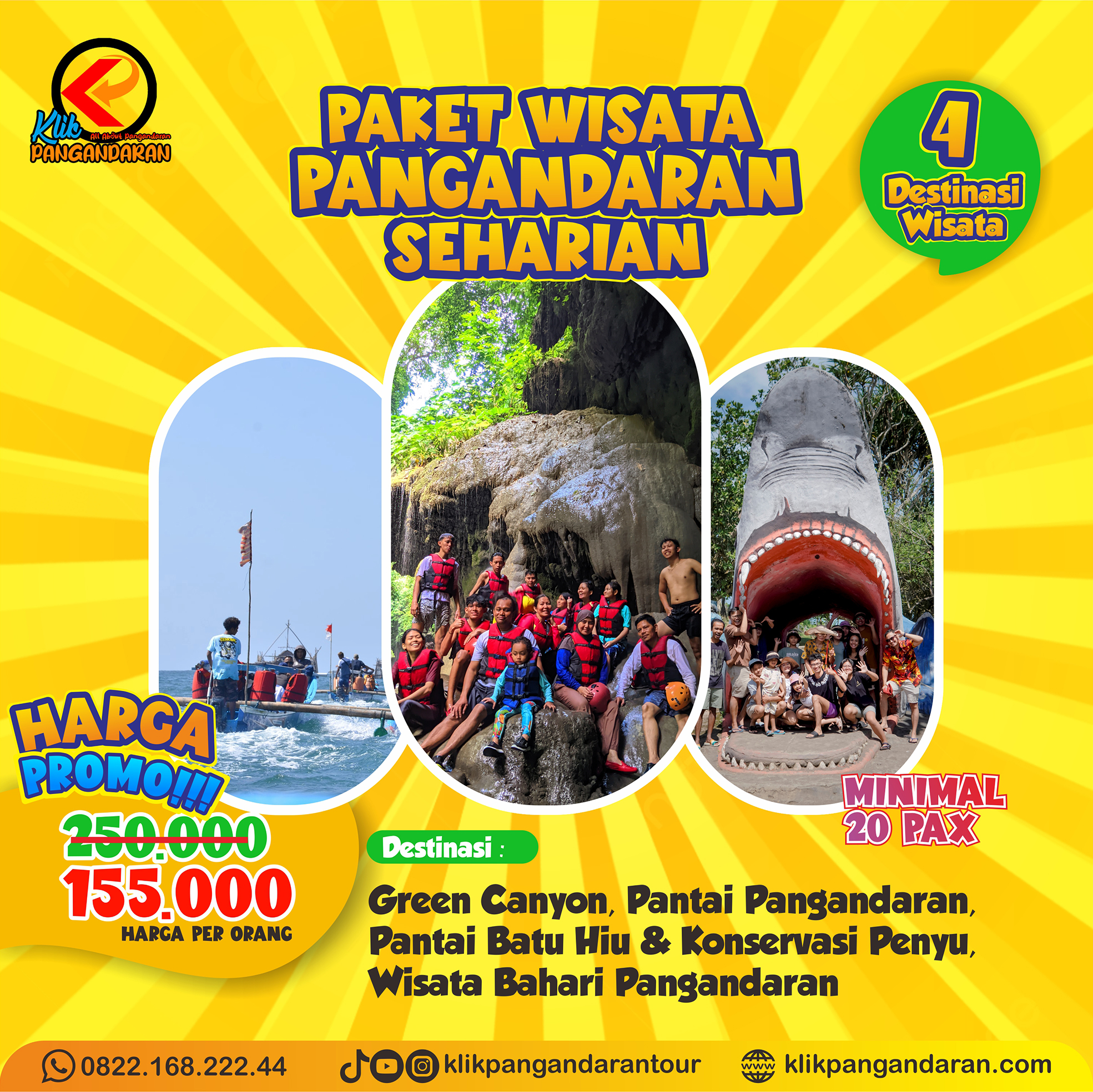 Paket Wisata Pangandaran Seharian